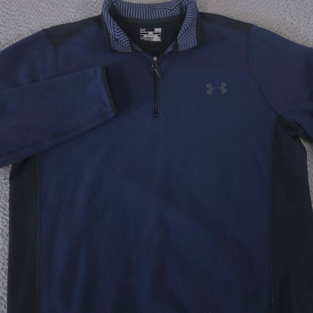 Under Armour Pullover Mens Large Coldgear Infrared Performance Fleece 1/4 Zip